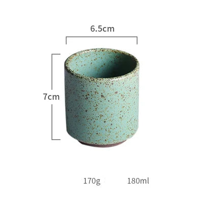 Retro Green Ceramic Dinnerware
