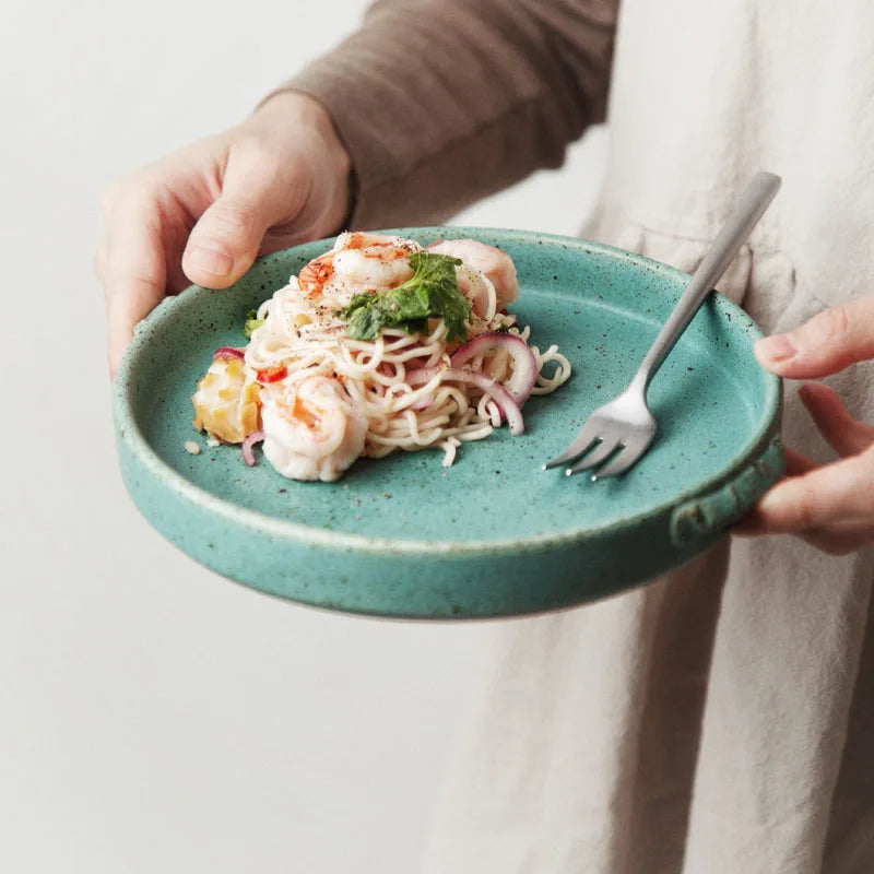 Retro Green Ceramic Dinnerware