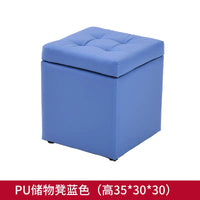 Folding Storage Ottoman Stool