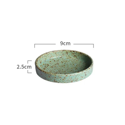 Retro Green Ceramic Dinnerware