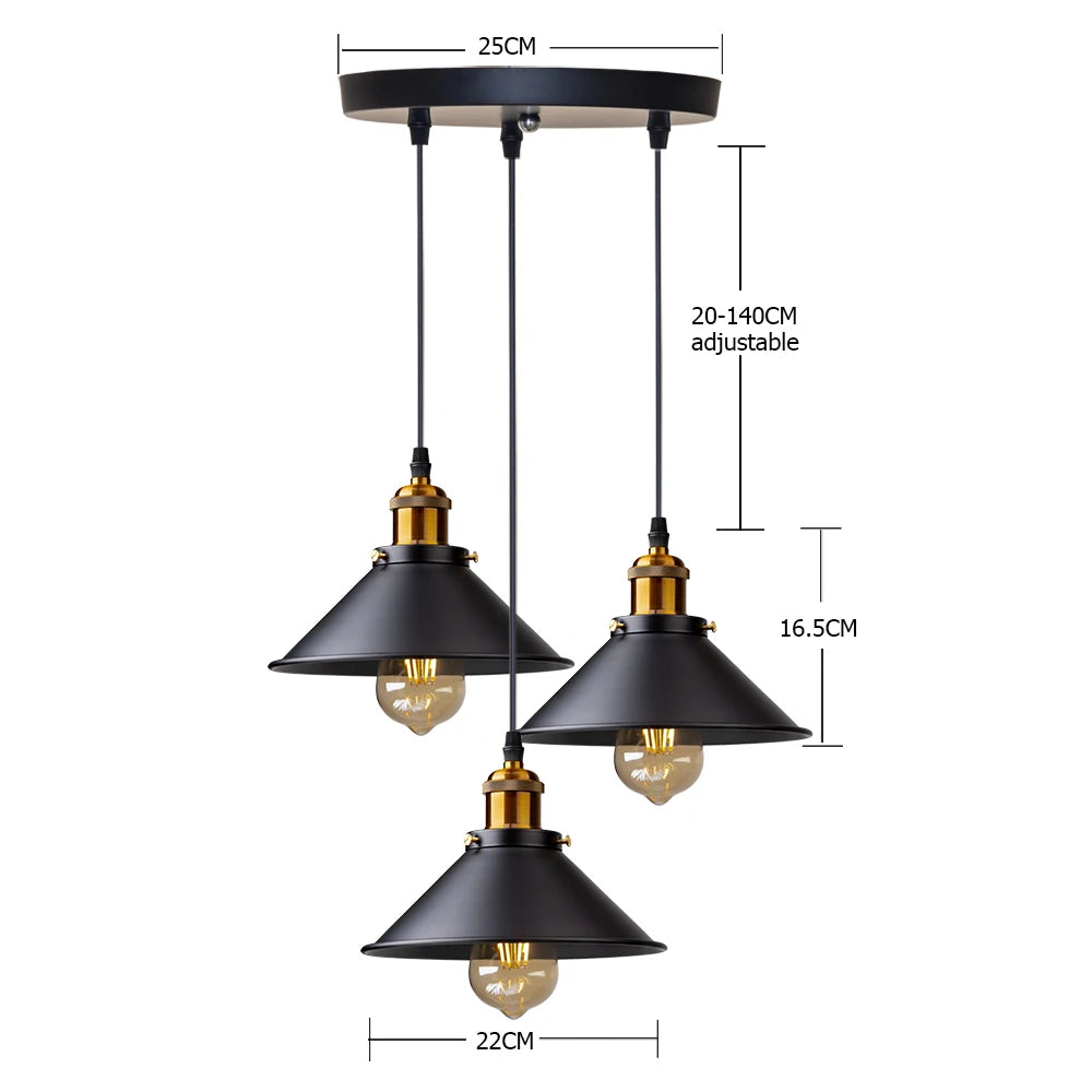 Vintage E27 Pendant Light