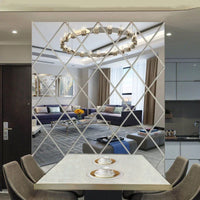 Geometric Diamond Mirror Stickers