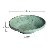 Retro Green Ceramic Dinnerware