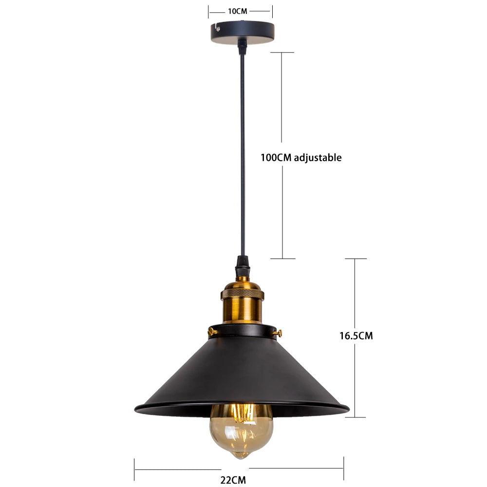 Vintage E27 Pendant Light