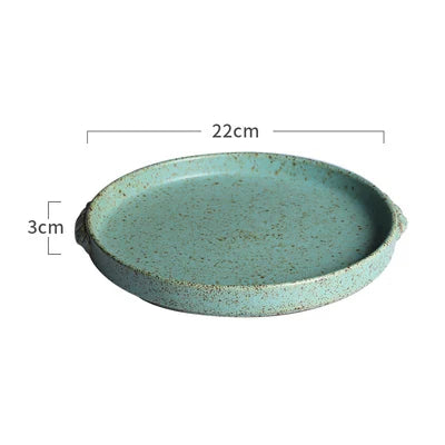 Retro Green Ceramic Dinnerware