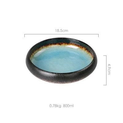 Ice Glaze Sushi Plate