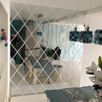 Geometric Diamond Mirror Stickers