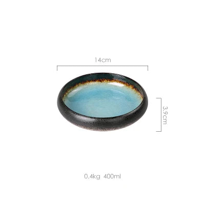 Ice Glaze Sushi Plate