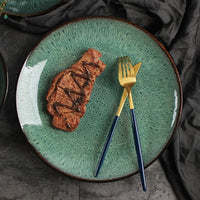 Peacock Glazed Dinnerware Set