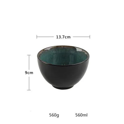 Peacock Glazed Dinnerware Set