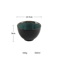 Peacock Glazed Dinnerware Set