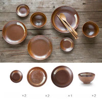 Japanese Blue Dinner Set