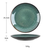 Peacock Glazed Dinnerware Set