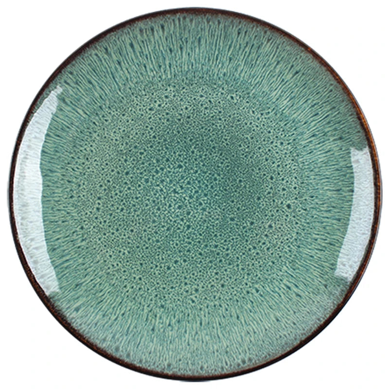 Peacock Glazed Dinnerware Set