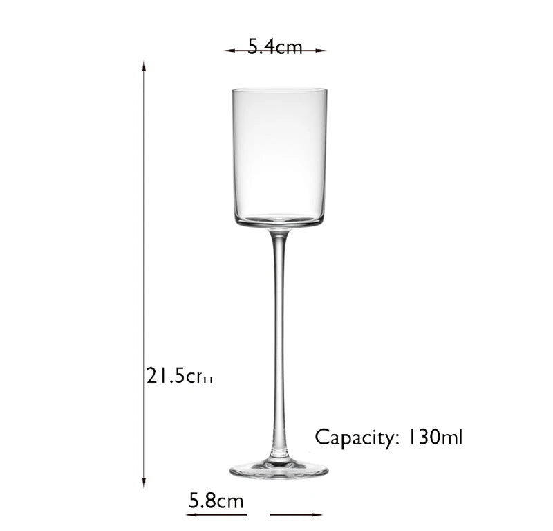 Hand-Blown Champagne Flute Set