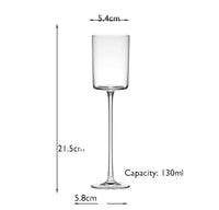 Hand-Blown Champagne Flute Set