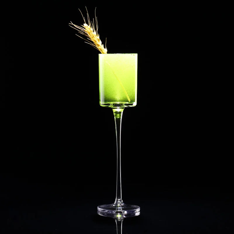 Hand-Blown Champagne Flute Set