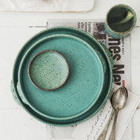 Retro Green Ceramic Dinnerware