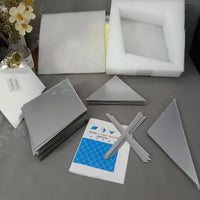 Geometric Diamond Mirror Stickers
