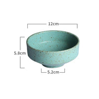 Retro Green Ceramic Dinnerware