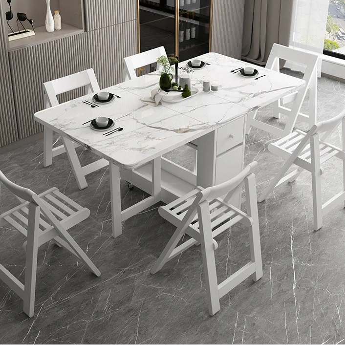 Foldable Dining Table Set