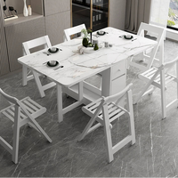 Foldable Dining Table Set