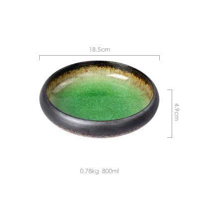 Ice Glaze Sushi Plate