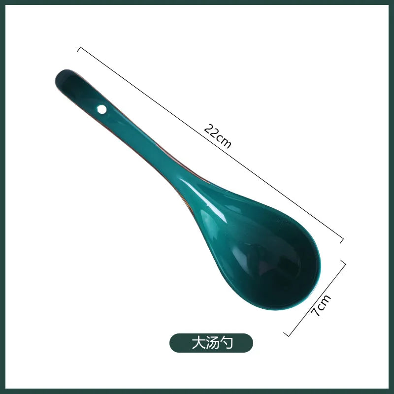 Golden Rim Ceramic Tableware