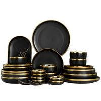 Gilt Rim Porcelain Dinnerware