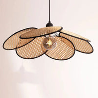 Handwoven Bamboo Rattan Chandelier
