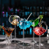 Sculptural Bird Cocktail Glass
