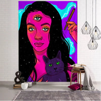 Psychedelic Oversized Wall Tapestry