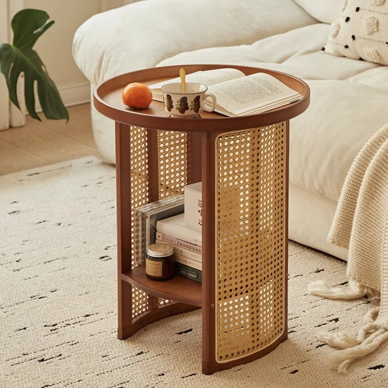 Woven Bamboo Coffee Table