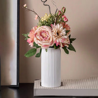 Striped Modern Plastic Vase