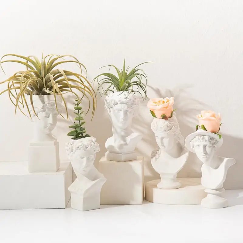 David Portrait Decorative Vase