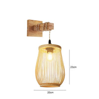Handwoven Rattan Pendant Light