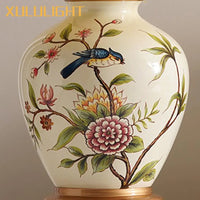 Hand Painted Ceramic Lamp