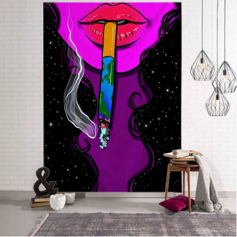 Psychedelic Oversized Wall Tapestry