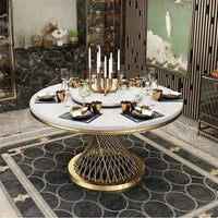 Round Marble Dining Set