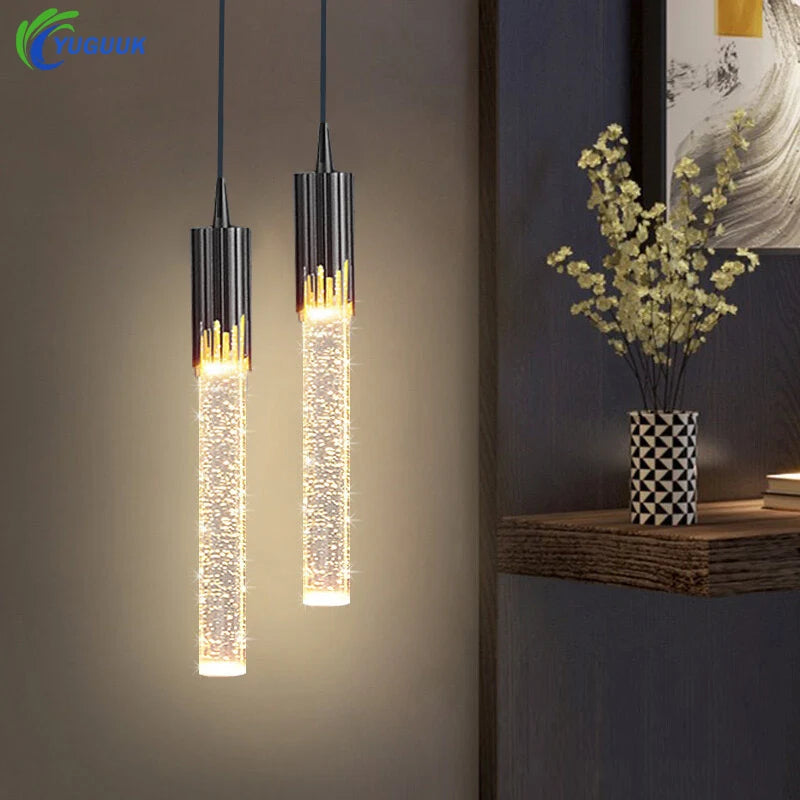 Crystal Drop Pendant Light