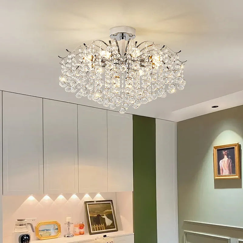 Crystal E14 Pendant Chandelier