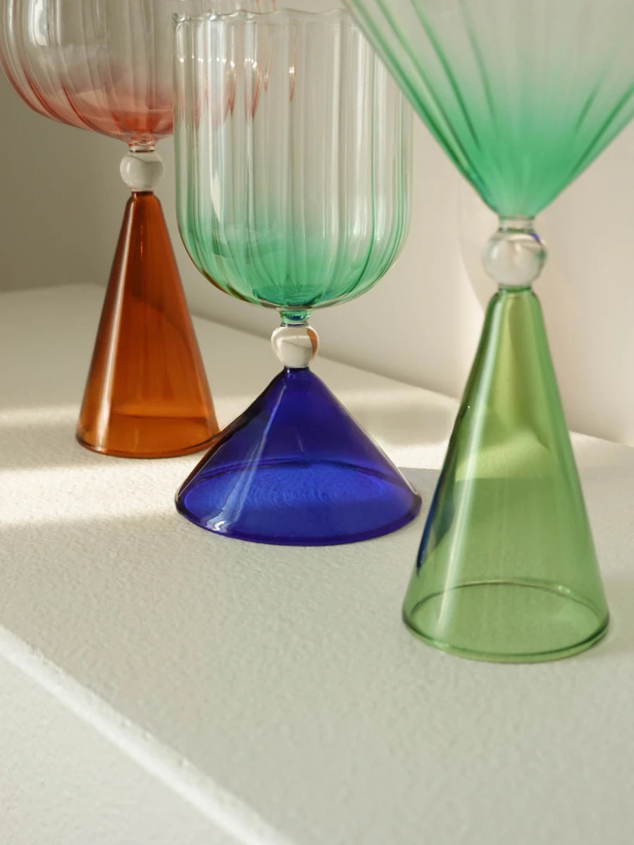 Amber Champagne Coupe Glass