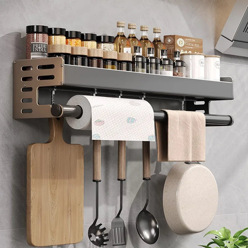 No-Drill Kitchen Organizer Rack