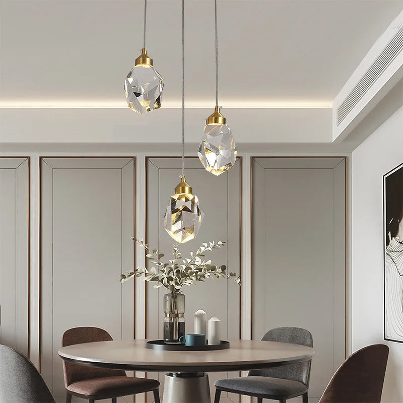 Crystal Bedside Pendant Light