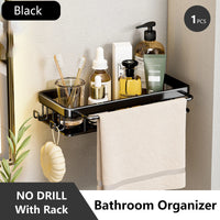 Rust-Resistant Bathroom Storage Shelf