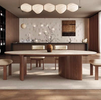 Modern Oval Dining Set