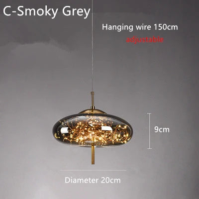 Starry Glass Pendant Light