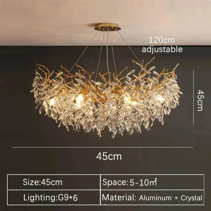 Crystal Kitchen Island Chandelier