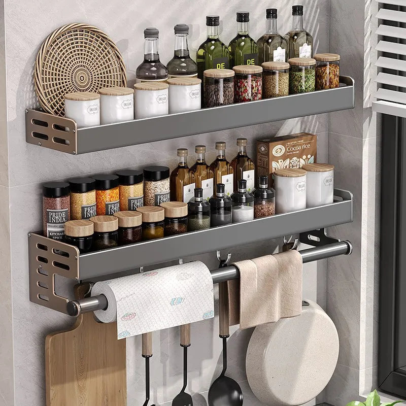 No-Drill Kitchen Organizer Rack