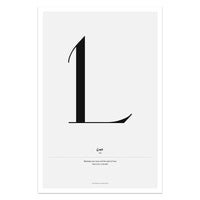 Nordic Love Quote Canvas